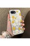 iPhone 16E Compatible Spring Daisy Print Case, Durable, Cute.