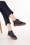 Women's Genuine Leather Zippered Casual Ankle Boots Usl.2383 Laci Nubuck - 3
