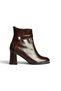 Z260549660 Brown Rustic Thick-Heeled Women's Boots - 4