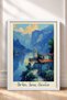 Orta San Giulio, a Painting Depicting a Village by the Lake, Italy Poster, Wall Decor, Itp080. - 3