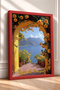 Rose of Amalfi and Yellow Rose Arch Framed Painting Italy Poster Living Room Kitchen Wall Decor Itp072 - 2