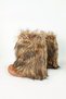 Dizzy Women's Hidden Padded Furry Boots - 5