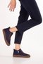 Women's Genuine Leather Zippered Casual Ankle Boots Usl.2383 Laci Nubuck - 5
