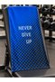 Never Give up Printed Sports Fitness Towel 50X100 cm High Sweat Absorbent Quick Drying Sports Athlete Towel Fitness Training Gym Boxing