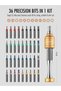 MAKINGTEC Precision Screwdriver Kit, 37Pcs with Low-Gravity Design Magnetic Driver Handle and Durabl - 2