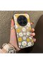 غطاء هاتف مطبوع عليه تصميم زهرة الأقحوان، متوافق مع هاتف Tecno Camon 40 Premier، متين ويدوم طويلاً، وتصميمه لطيف.
