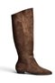 Z404202702 Brown Suede Classic Women's Boots - 5
