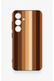 Samsung S24 Compatible Autumn Lines Patterned Silicone Case - 2