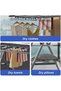 Uandhome Clothes Drying Rack, Portable & Foldable Laundry Drying Rack, Height Adjustable Clothes Air - 2