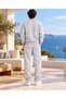 Men's Winter Fleece Two-Tone Crew Neck Oversized Sweatshirt and Regular Fit Sweatpants. - 2