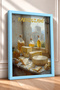 Parmigiano Cheese and Honey Bottles Framed Picture, Italy Poster, Wall Decor, Itp095. - 2