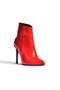 N372524408 Red Patent Leather Women's Ankle Boots with Thin Heels. - 5