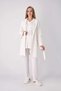 Maternity Pajama Set, 3-Piece Set, with Lace on the Shoulders, Buttoned, Nursing-Friendly, Textured Fabric. - 3