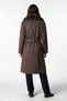 Bb Women's Plus Size Belted Fur Shawl Collar Winter Coat - 2