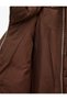 Long-Sleeved Anorak Puffer Jacket with Zipper and Hood, Featuring Pockets. - 8