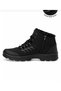 Men's Black Lace-Up Zippered Water-Cold Resistant Outdoor Trekking Daily Boots 20004 - 4