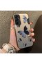 Samsung Galaxy A15 4G/5G Compatible Black and Gray Butterfly-Printed Protective Case, Offering Impact Protection.