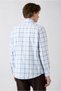 Long Sleeve Regular Fit Plaid Buttoned Collar Pocketed Cotton Easy-Iron Shirt - 6