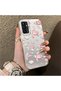 Pink Turtle and Seashell Patterned Silicone Case, Compatible with Samsung Galaxy M23/M13, Featuring a Cute Design.