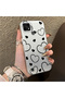 Black Striped Silicone Case Compatible with Realme C21, Featuring a Simple and Stylish Design.