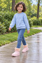 Children's Winter Platform Sole Mini Boots Warm and Comfortable Daily Model - 3