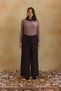 Brown Elastic Waist Knitwear Trousers - 3