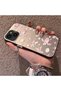 iPhone 15 Compatible Silicone Case with a Pink Turtle and Seashell Pattern, Featuring a Cute Design. - 2