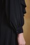 Black Dress with a Detachable Cape. - 5
