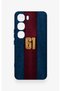 Vivo V40 Lite 5g Compatible Burgundy Blue Patterned Silicone Case. - 2