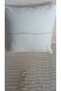 Plush Throw Pillow Cover Zippered Back Part Crepe Fabric - 2