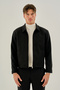 Men's Black Imported Fabric Premium Cashmere Jacket. - 5