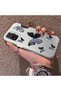 Black and Gray Butterfly-Printed Protective Case Compatible with Redmi Note 10 4G/Note 10S, Offering Impact Protection. - 2
