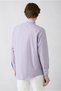 Long Sleeve Classic Striped Embroidered Cotton Easy-Iron Shirt - 6