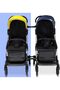 Versatile Adjustable Twin Stroller Connector Set - 3 Pcs for Effortlessly Converting Two Single Stro - 2