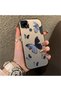 Black and Gray Butterfly-Printed Protective Case Compatible with Realme C15/C25/C25S, Offering Impact Protection.