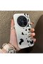 Vivo X200 Pro Compatible Case with Dot and Butterfly Combination Print, for Everyday Use.