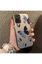 Black and Gray Butterfly-Printed Protective Case Compatible with Redmi Note 10 4G/Note 10S, Offering Impact Protection.