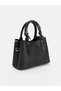 Lcw Accessories Black Scarf-Detailed Women’S Shoulder Bag with a Leather-Look Finish. - 2