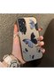 Samsung Galaxy A24 Compatible Black and Gray Butterfly-Printed Protective Case, Offering Impact Protection.