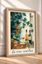 In Vino Veritas Yellow Grape Vine Framed Painting, Italy Poster, Living Room, Kitchen, Wall Decor, Itp100. - 2
