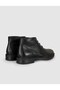 Genuine Leather Black Suede Lace-Up Men's Boots. - 3