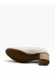 Women's Thick-Soled, Low-Heeled Shoes with Buckle Detail. - 5