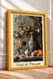 Vino Di Pompei Stone Wall Still Life Framed Painting Italy Poster Living Room Kitchen Wall Decor Itp113 - 2