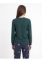 Women's Thermal Pajama Set, Green with a New Year's Design. - 3
