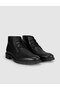 Genuine Leather Black Suede Lace-Up Men's Boots. - 2