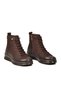 Stylish and Comfortable Women's Boots with Rubber Sole, Zipper Closure, Fleece Lining, and Genuine Leather Upper in Coffee Color 1953877K - 3