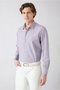 Long Sleeve Classic Striped Embroidered Cotton Easy-Iron Shirt