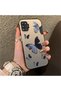 Black and Gray Butterfly-Printed Protective Case Compatible with Samsung Galaxy A31, Offering Impact Protection.