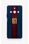 Realme 11 Pro Compatible Burgundy and Blue Patterned Silicone Case. - 2