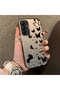 Samsung Galaxy A15 4G/5G Compatible Case with a Dot and Butterfly Pattern, Suitable for Everyday Use.